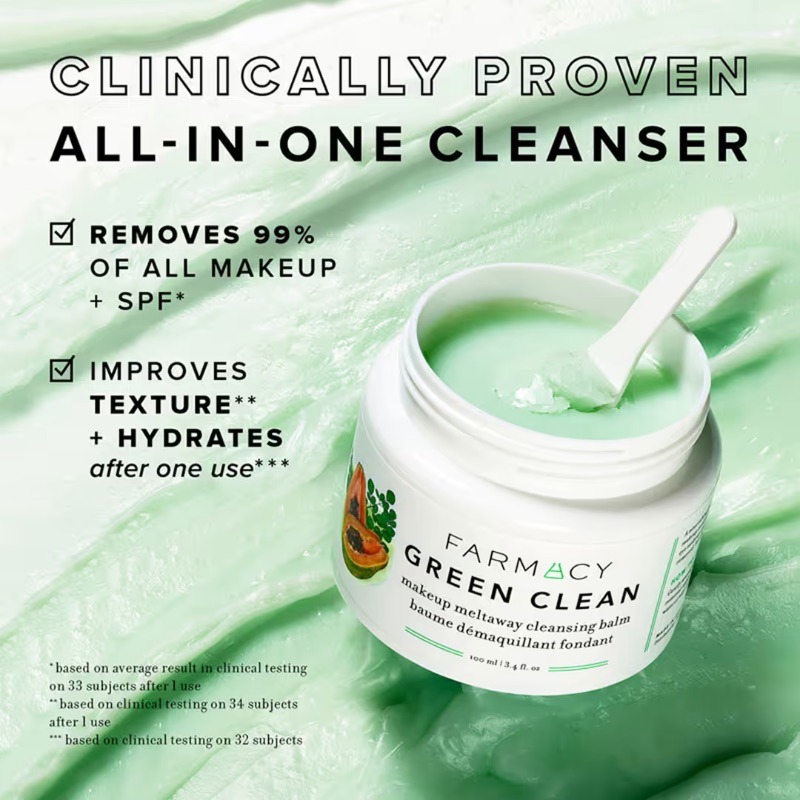 FARMACY CLEARLY CLEAN MAKEUP MELTAWAY CLEANSING BALM 50ML