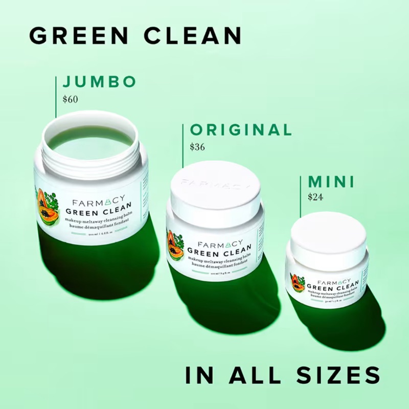 FARMACY GREEN CLEAN MAKEUP MELTAWAY CLEANSING BALM 100ML