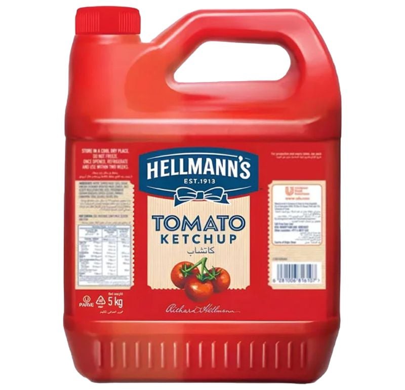 5KG HELLMANN'S REAL KETCHUP 2N1