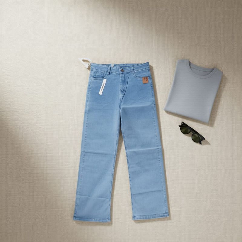 Straight Fit Denim