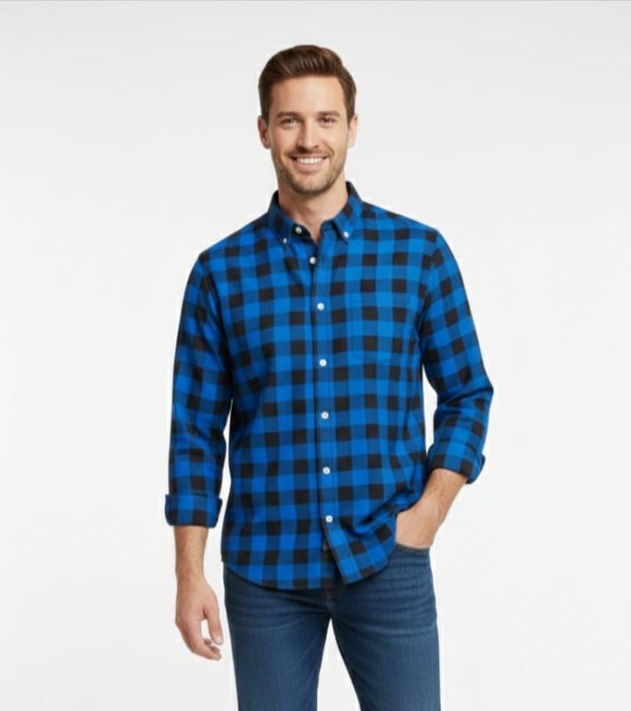 "Check Shirts for Men Pakistan - Cotton Full Sleeve - Fashion Ghar"