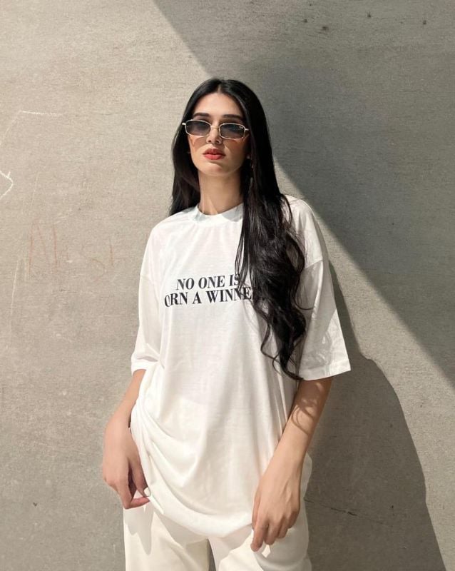 1 Pc Women's Stitched Jersey Printe