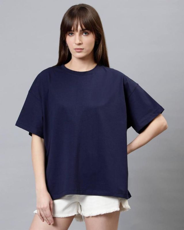 1 Pc Women's Stitched Jersey Plain T-Shirt