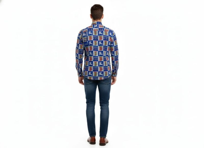 Printed Casual Shirts for Men - Slim Fit Cotton | Fashion Ghar Pakistan