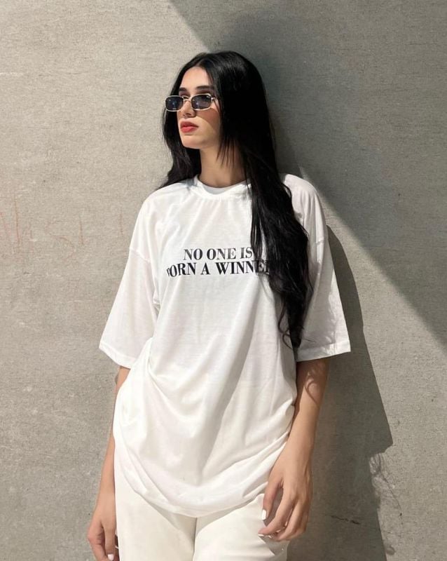 1 Pc Women's Stitched Jersey Printe