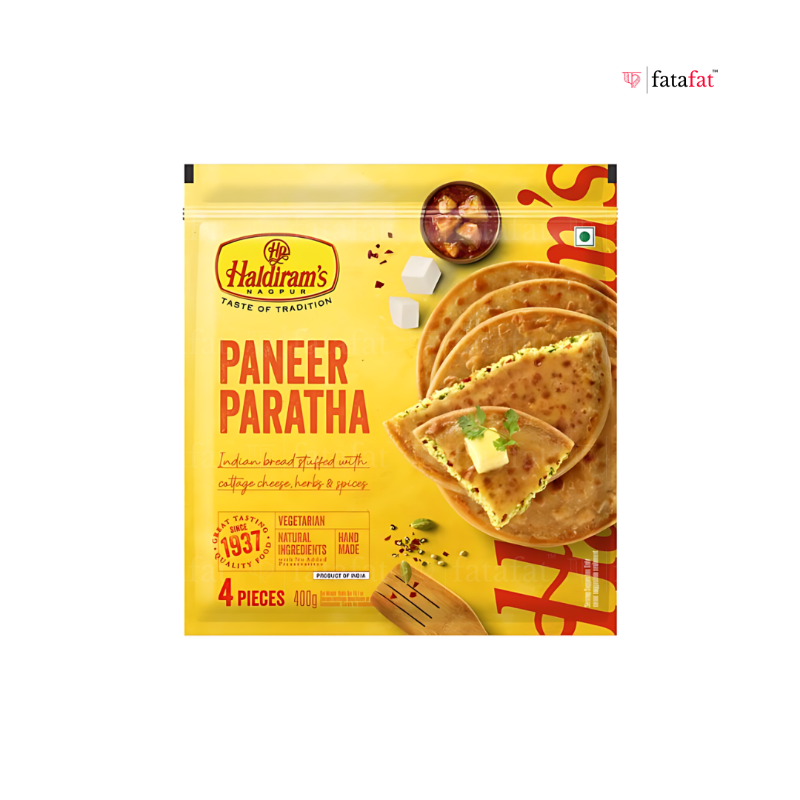 Paneer Paratha (Frozen) - 400g Haldiram