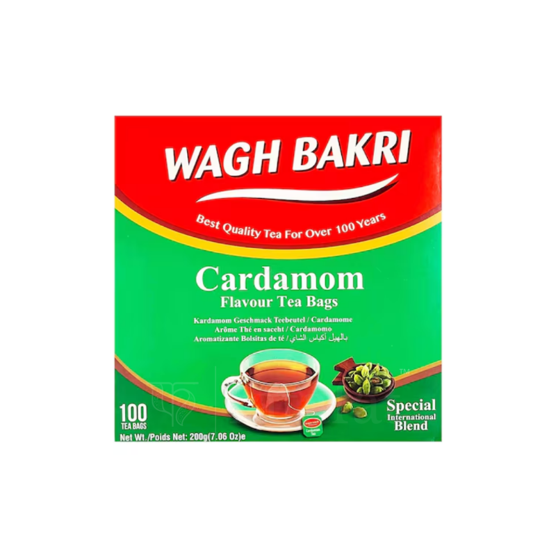 Wagh Bakri Cardamon Flavour Tea Bags 100 bags