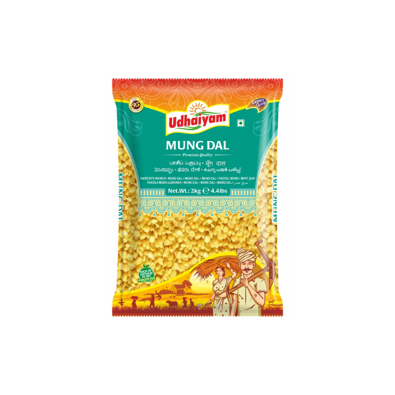 Udhaiyam Mung Dal 2kg Export Pack