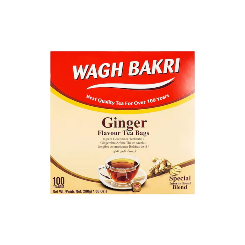 Wagh Bakri Ginger Flavour Tea Bags 100 bags