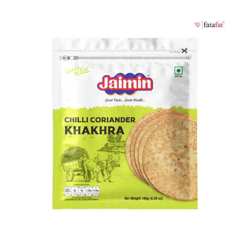 Jaimin Chilli Coriander Khakhra 180g