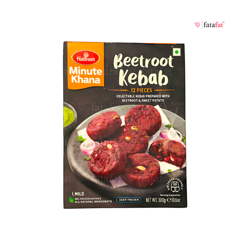 Beetroot Kebab (Frozen) - 300g Haldiram