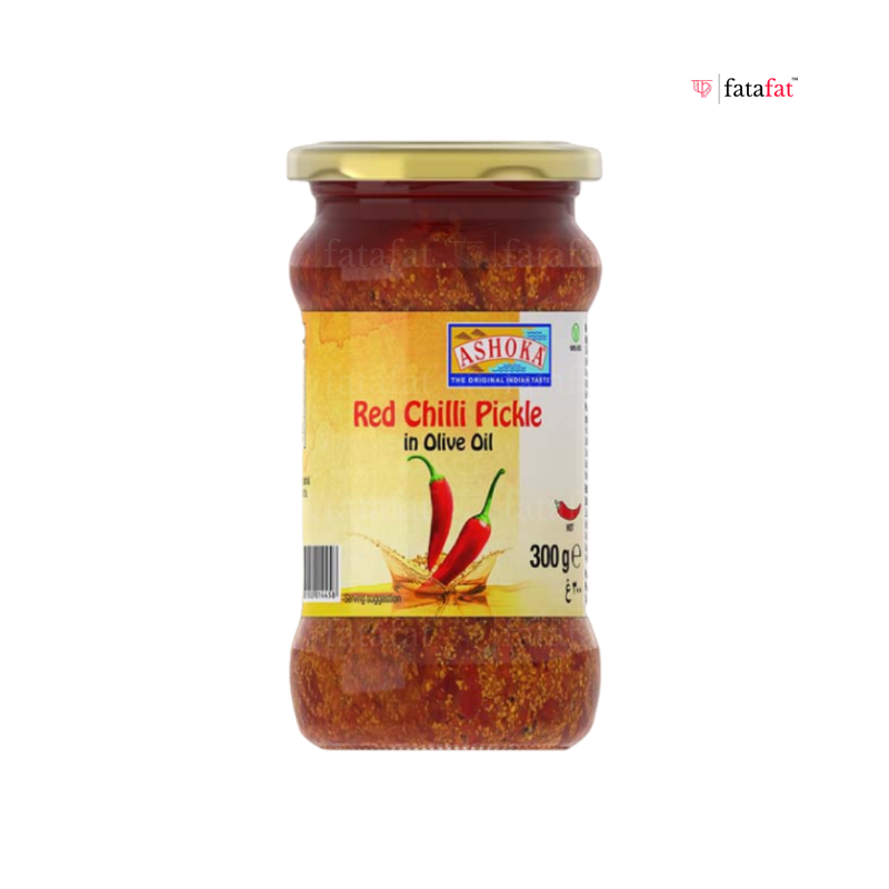 Ashoka Red Chilli Pickle In Olive Oil