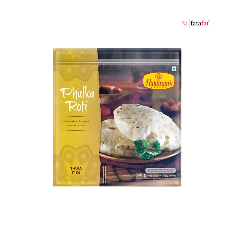 Phulka Roti (Frozen) - 300g Haldiram