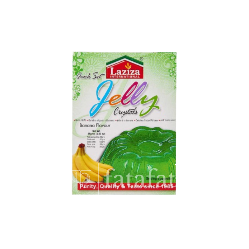 Laziza Banana Jelly Crystals - 85g
