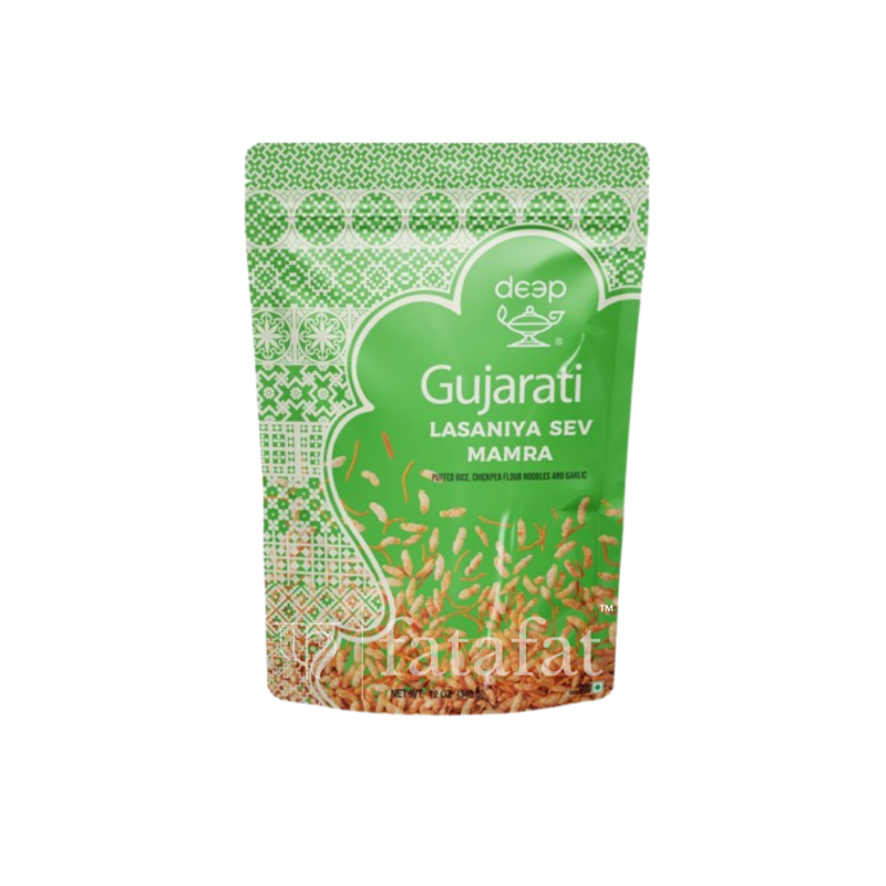 Lasaniya/ Garlic Sev Murmura (Puffed Rice) - 350g Deep