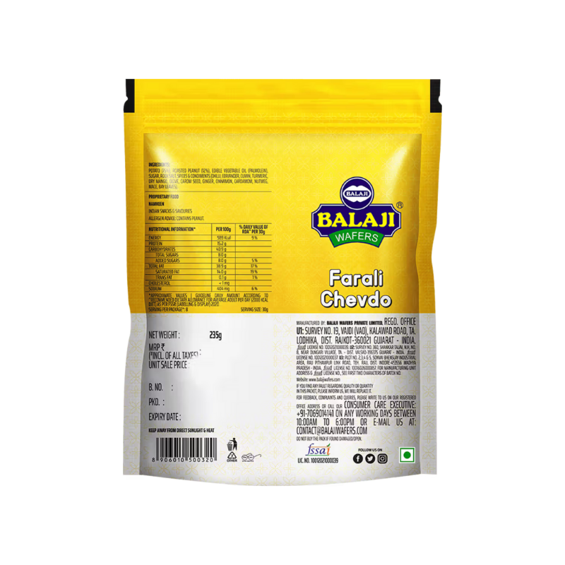 Balaji Farali Chevdo – 375g