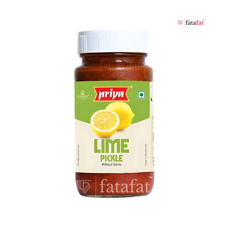 Lime Pickle (In Lime Juice) Without Garlic 300g (south) Priya