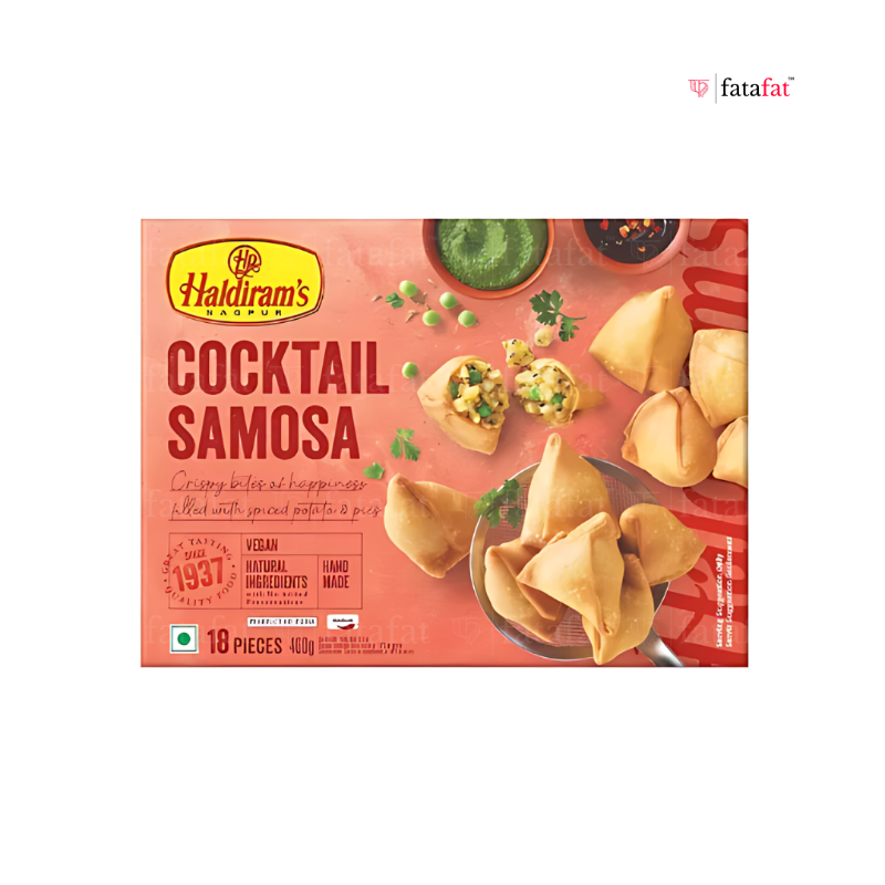 Cocktail Samosa (Frozen) - 650g Haldiram