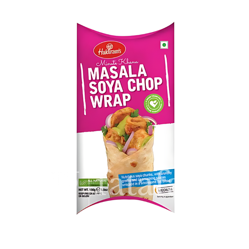 Soya Chap Wrap - 156g Haldiram