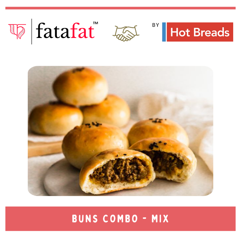 Buns Combo - Tuna + Chicken + Vegetable