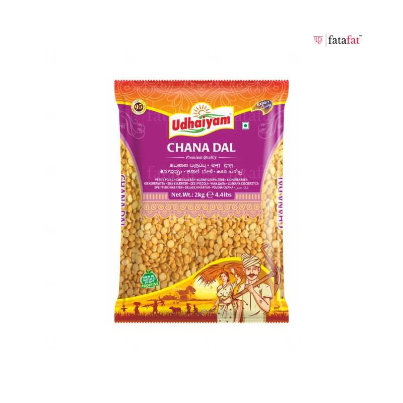 Udhaiyam Chana Dal 2kg Export Pack