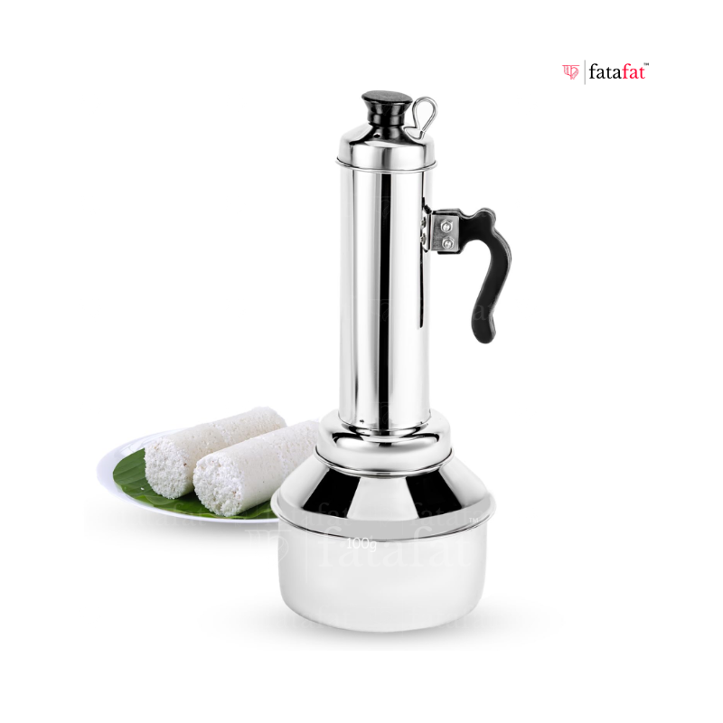 Stainless Steel Puttu Maker with Pot (1pc)