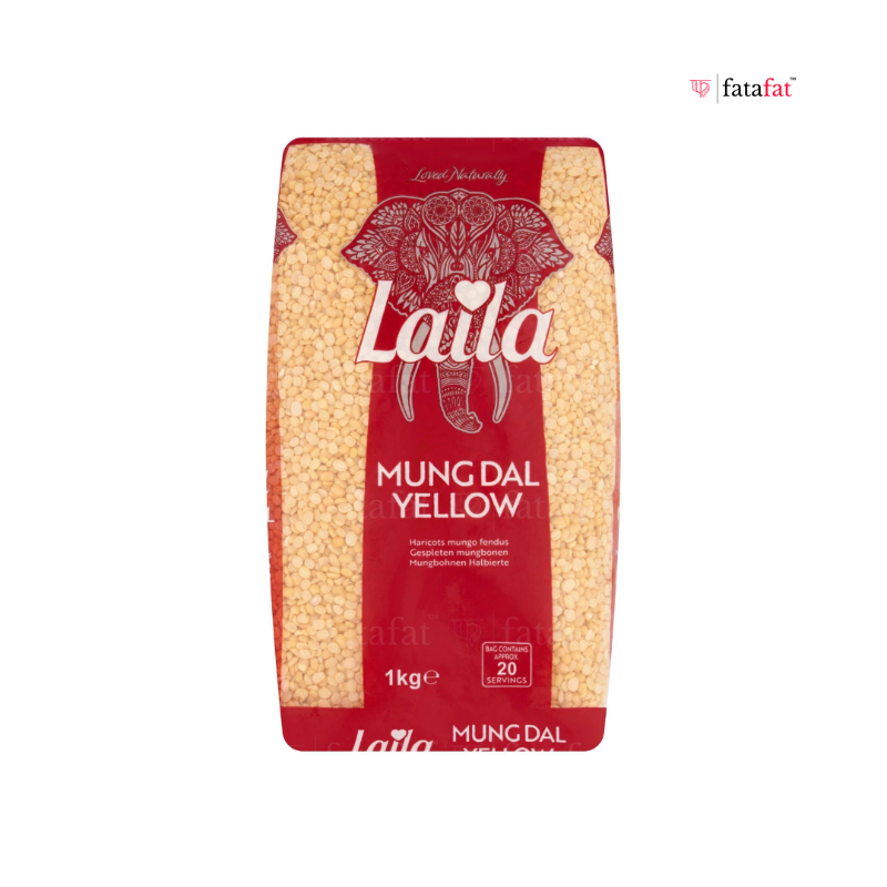 Moong Dal (Yellow) / Yellow Lentils / Lentilles jaunes - 1kg Laila
