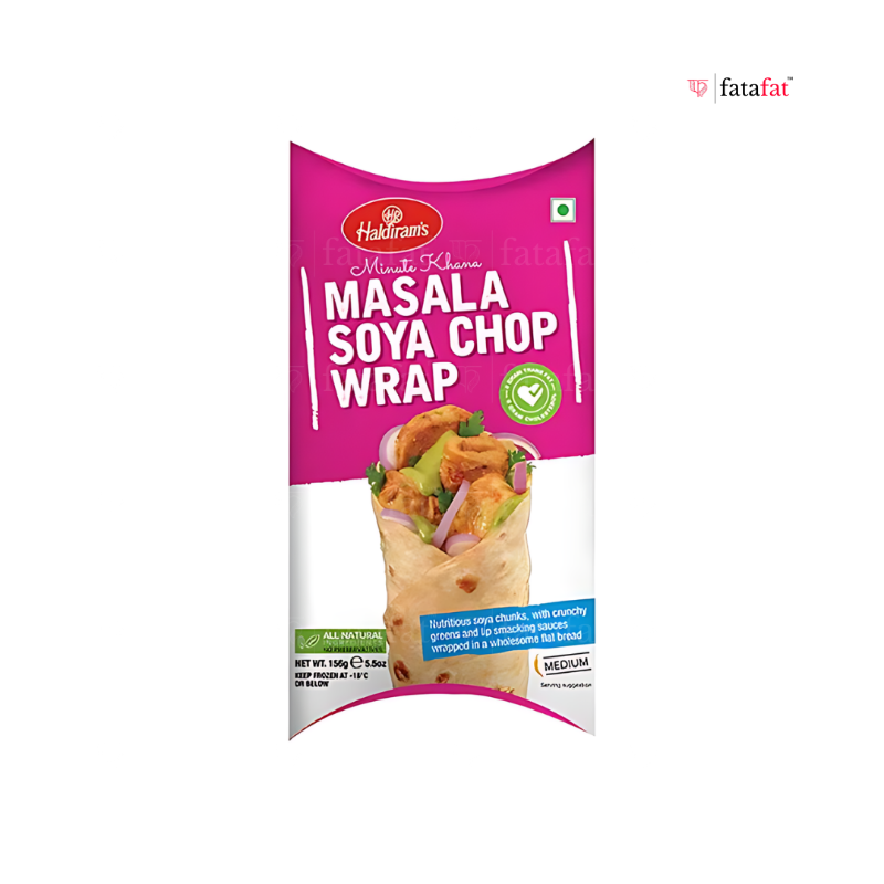 Soya Chap Wrap - 156g Haldiram