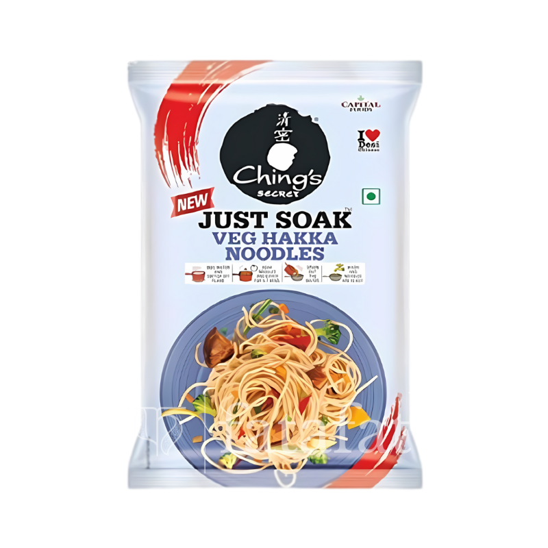 Ching’s Just Soak Hakka Noodles – Veg 140g