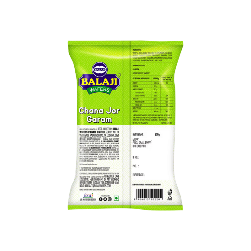 Balaji Chana Jor Garam – 375g