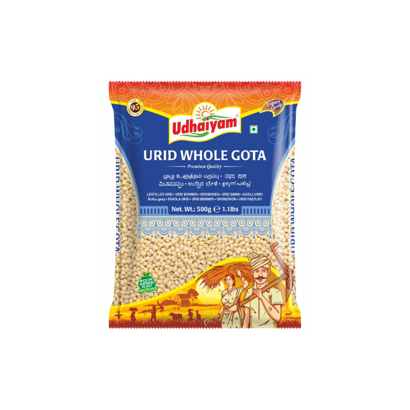 Udhaiyam Urid Gota Whole 500g Export pack