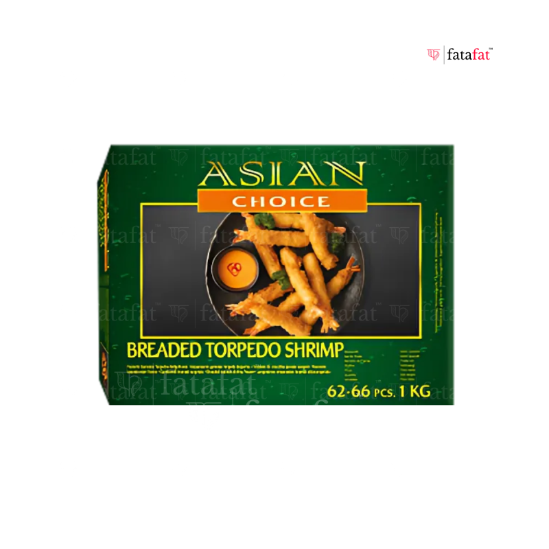 Asian Breaded Torpedo Shrimp – 1kg