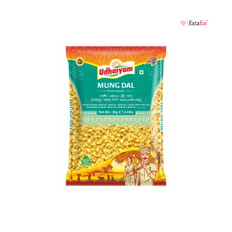 Udhaiyam Mung Dal 2kg Export Pack