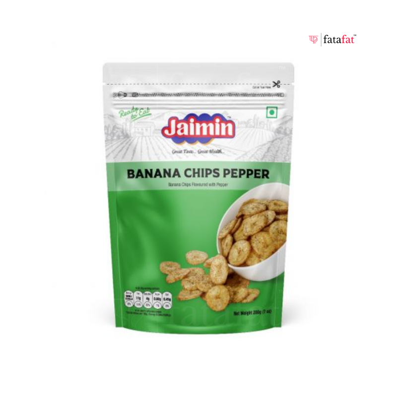Jaimin Banana Chips Pepper 175g