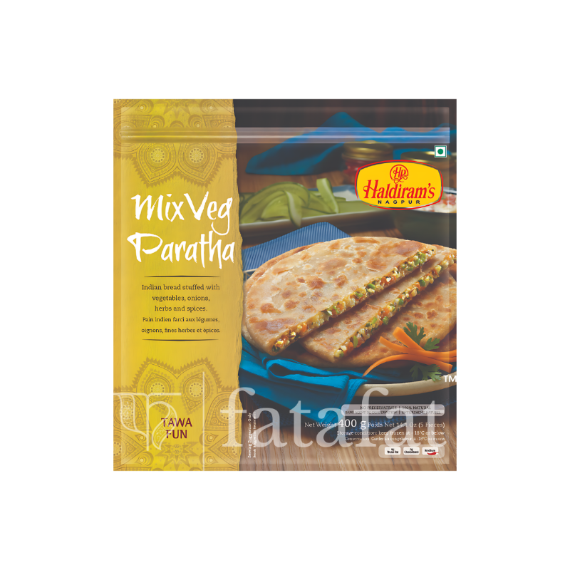 Mix Veg Paratha (Frozen) - 400g Haldiram