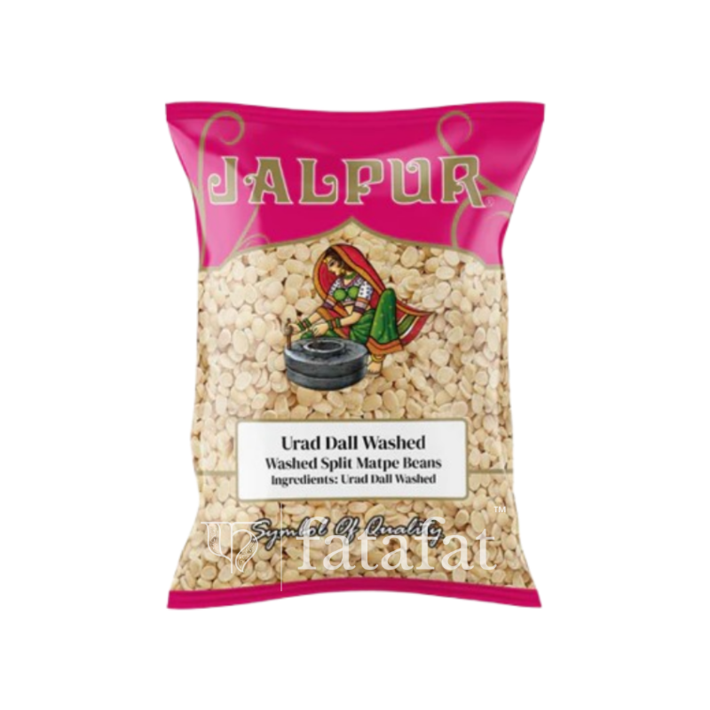 Jalpur Split Matpe Lentils Washed (Urad Dall Washed)