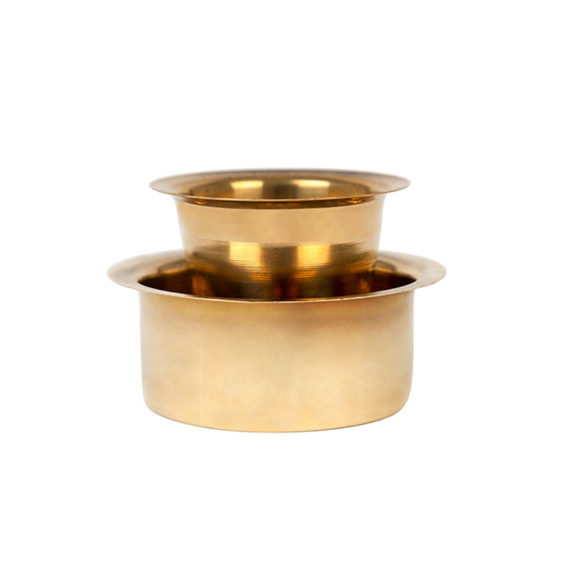 Coffee Dabara Set - 1pc (Brass)