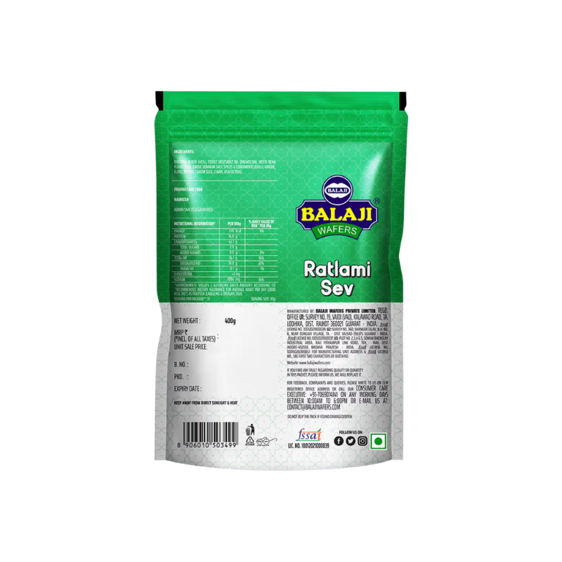 Balaji Ratlami Sev – 375g