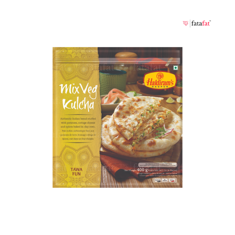 Paneer Paratha (Frozen) - 400g Haldiram