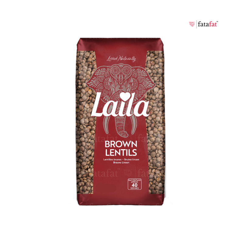 Masoor Whole / Brown Lentils / Lentilles brunes - 1kg Laila