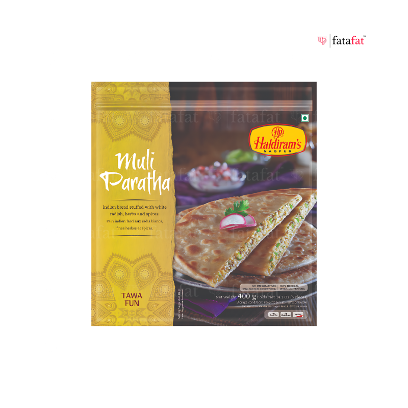Muli Paratha (Frozen) - 400g Haldiram