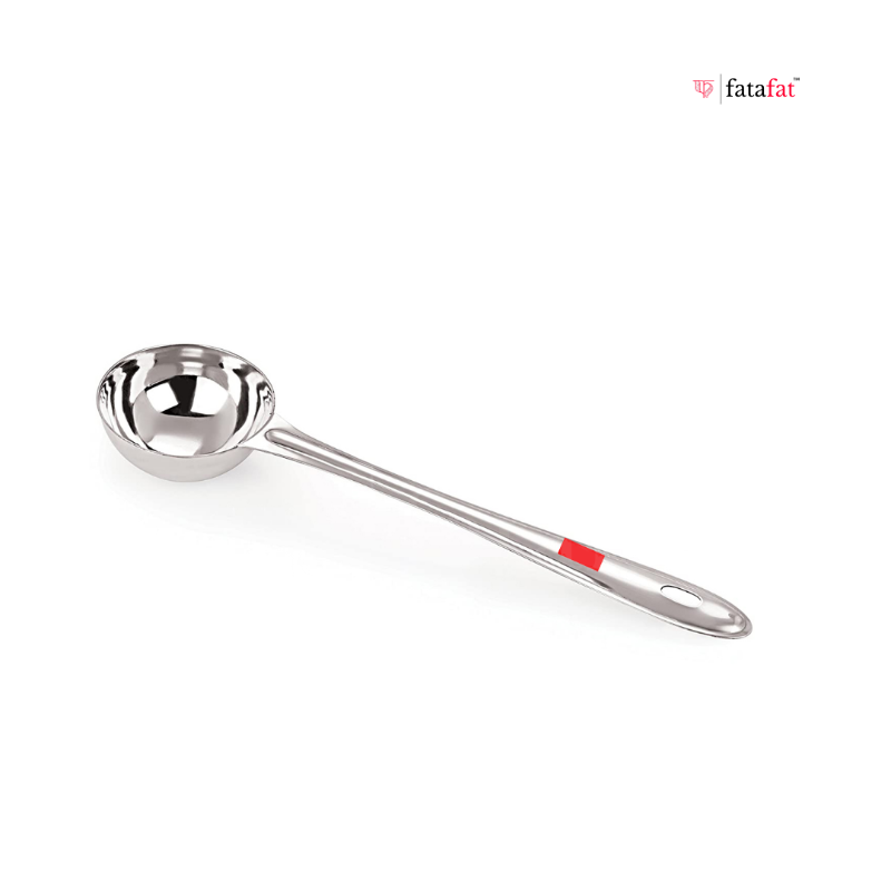 Stainless Steel Ladle - Cooking & Serving Spoon (Kulambu Karandi / Spatula)