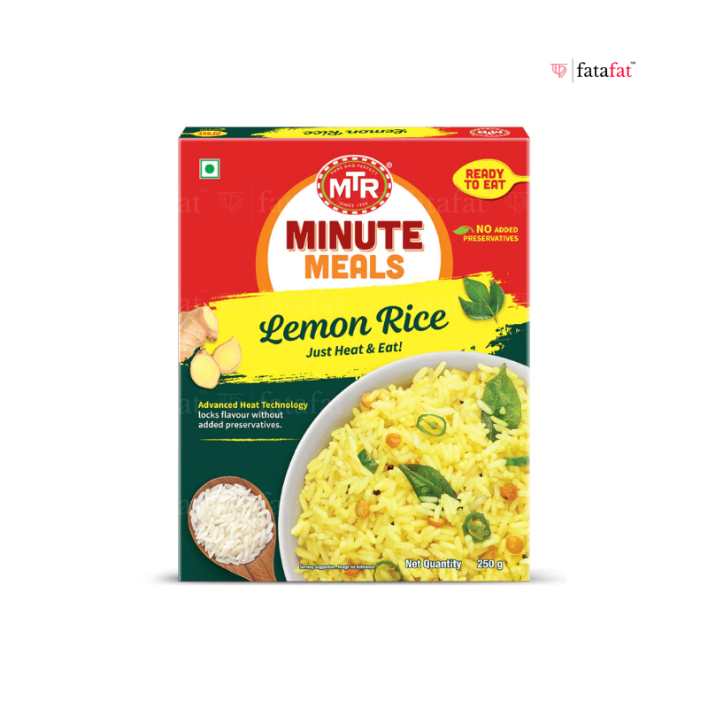 MTR Lemon Rice 250g (Ready to eat)