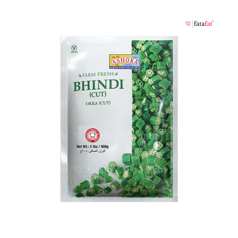 Bhindi / Okra (Cut) (Frozen) - 310g ASHOKA