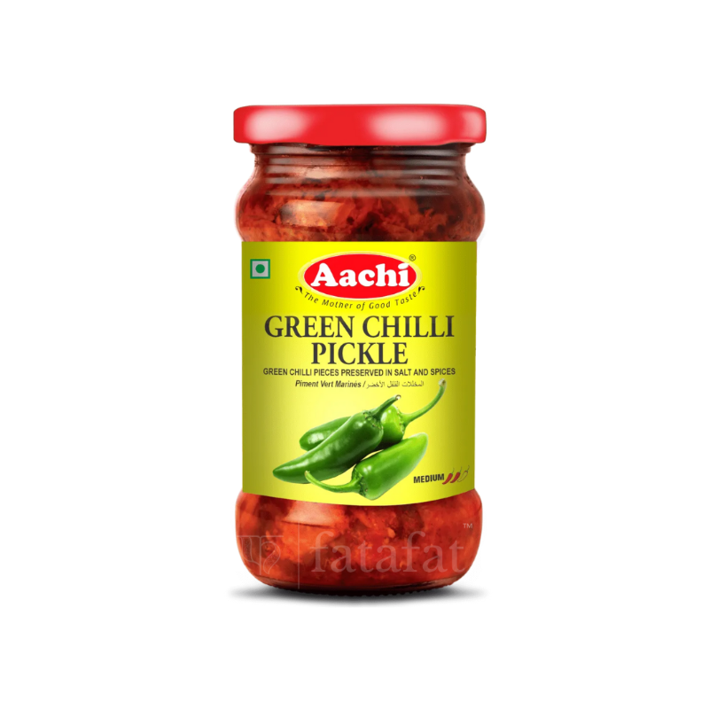 Green Chilli Pickle - 300g Aachi
