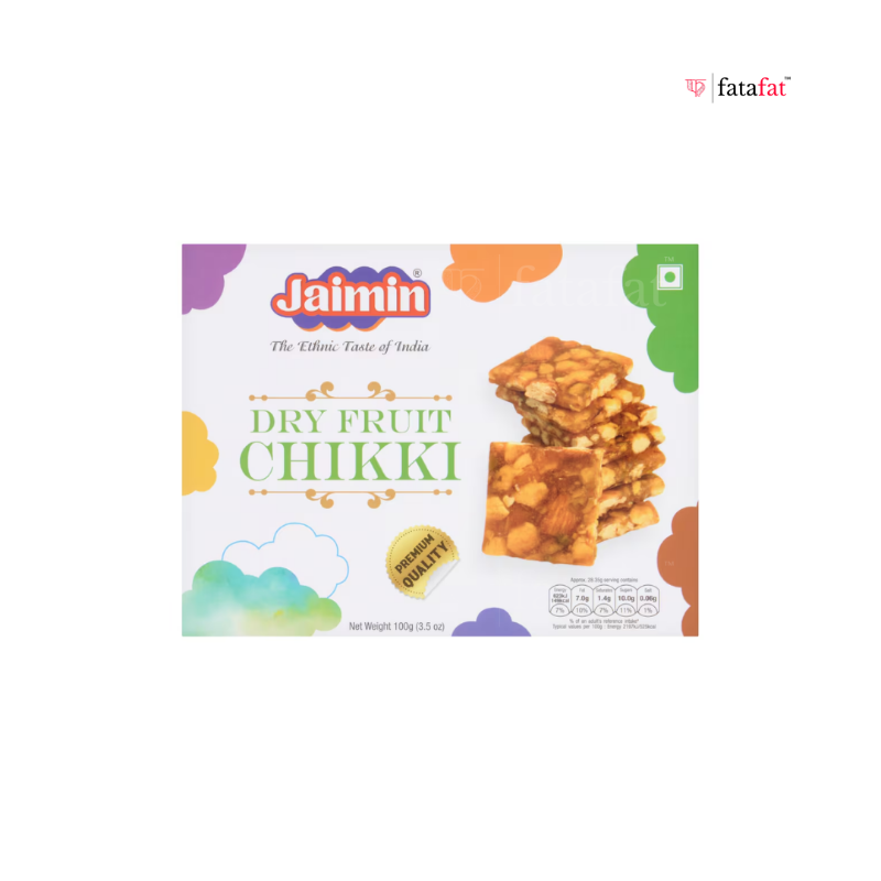 Jaimin Dry Fruit Chikki 100g