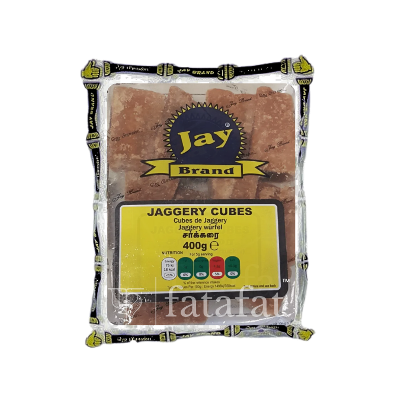 Goor / Gur / Gud / Jaggery Cubes - 400g Jay Brand