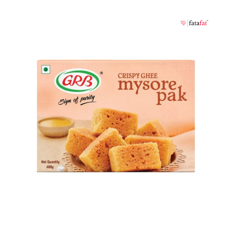 GRB MYSORE PAK  - Indian Sweets/ Douceurs Indiennes