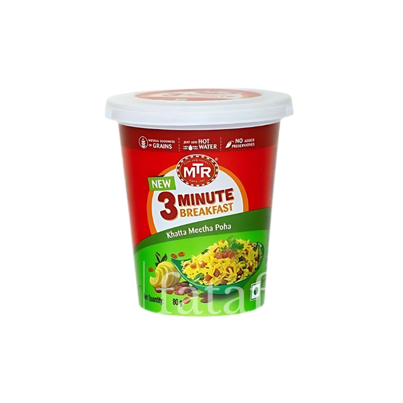 MTR Khatta Meetha Poha Cup (3 Minute) - 80g