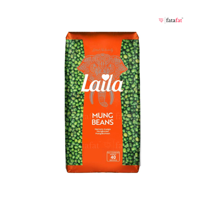 Whole Moong / Green Gram Beans / Haricots mung entiers - 1kg Laila